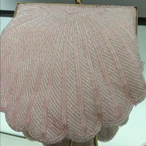 RARE FIND Vintage scalloped edge mini bag